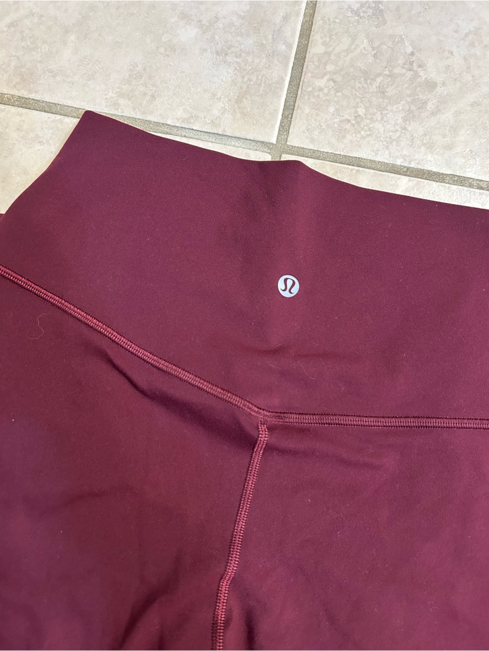 Lululemon Maroon Align Leggings 25”